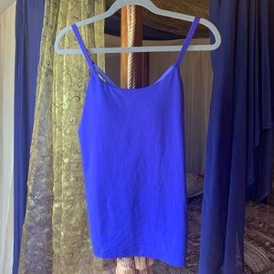 Lululemon workout top purple size 4 strappy back